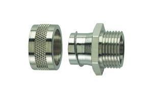 HellermannTyton 166-31001 PSC12-FM-M16 Slangbevestiging Metaal M16 10.20 mm Recht 1 stuk(s)
