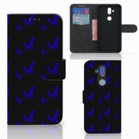 Nokia 8.1 Telefoon Hoesje Vlinder Patroon - thumbnail