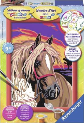 Ravensburger Schilderen Op Nummer Schilderen op nummer met paard, maak je eigen schilderij