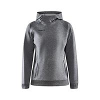 Craft 1910629 Core Soul Hood Sweatshirt W - Dark Grey Melange - L - thumbnail
