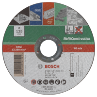 Bosch Accessoires Doorslijpschijf Multi 125 X1 Recht - 2609256307 - thumbnail