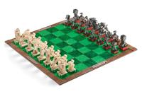 Minecraft Chess Set: Overworld Heroes vs. Hostile Mobs - thumbnail