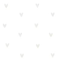 Dutch Wallcoverings Joy - Harten - Wit - thumbnail