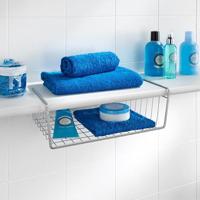 Metaltex Kanguro Opbergmand 40x26x14 cm Zilver - thumbnail