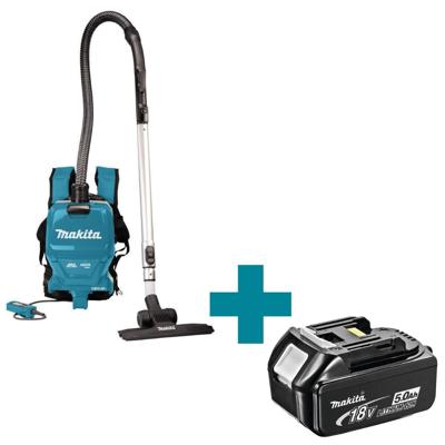 Makita Rugstofzuiger | DVC261ZX22 | 2 x 18V | excl. accu's en lader DVC261ZX22