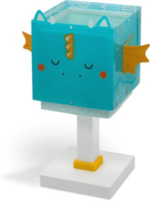 Dalber Design tafellampLittle Dragon blauw met wit - 64381