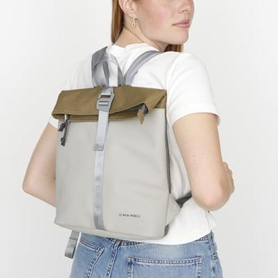 New Rebels Ferron - Los Angeles Rolltop Rugzak 7 Liter Grijs New Rebels Ferron - Los Angeles Rolltop Rugzak 7 Liter Grijs