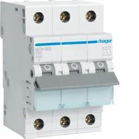 Hager MCN363 MCN363 Zekeringautomaat 3-polig 63 A 400 V - thumbnail
