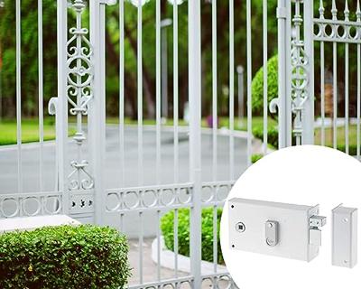 Horizontaal opbouwslot met kruk - YALE - YAH37D - Wit - 2 sleutels meegeleverd - Rechtse versie