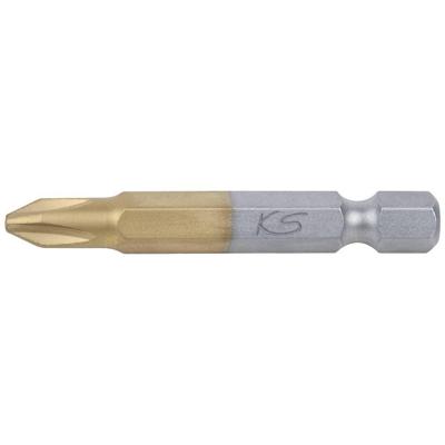 KS Tools 911.2643 9112643 Kruis-bit PH 1 Speciaal staal Titanium gecoat C 6.3 5 stuk(s)