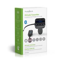 FM-Audiotransmitter voor Auto | Gefixeerd | Handsfree bellen | 0.8 " | LED-Scherm | Bluetooth® | QC 3.0 / 5.0 V DC / 1.0 A | Snelladen | Google Assistant / Siri | Zwart - thumbnail