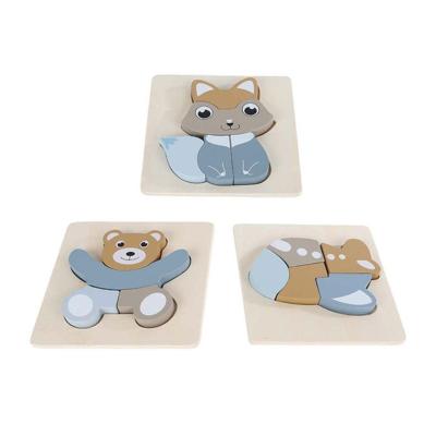 Big Tree Puzzel Hout Dieren FSC, 5st. Big Tree Puzzel Hout Dieren FSC, 5st.