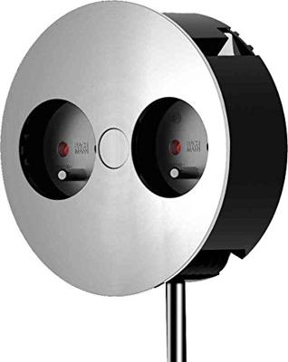 Bachmann 931.002 Stopcontact (onderbouw) Aanraakbeveiliging IP20 Chroom