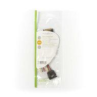 Interne Voedingskabel | SATA 15-Pins Male - SATA 15-Pins Female + Molex Female | 0,15 m | Diverse - thumbnail