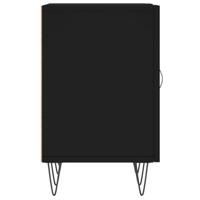 Tv-meubel 150x30x50 cm bewerkt hout zwart - thumbnail