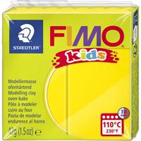 Fimo kids boetseerklei geel, 42gr - thumbnail