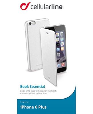 Cellular Line CBOOKESSIPH655W Book Essential Case voor Apple iPhone 6/6S Plus (14 cm (5,5 inch)) wit