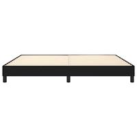 Bedframe zonder matras stof zwart 200x200 cm - thumbnail