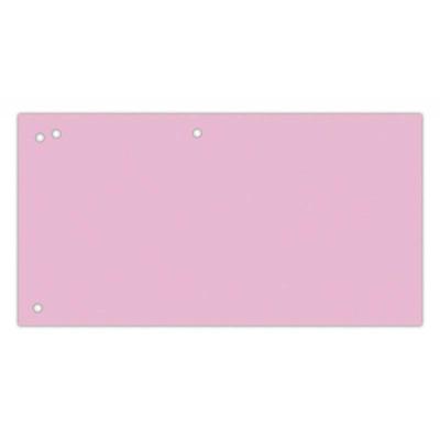 OFFICE products verdeelstroken, 240 x 105 mm, pak van 100 stuks, roze