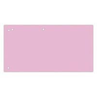 OFFICE products verdeelstroken, 240 x 105 mm, pak van 100 stuks, roze - thumbnail