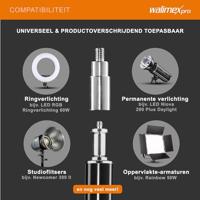 Walimex Pro 14776 Lampstatief Werkhoogte 93 - 260 cm Incl. tas - thumbnail