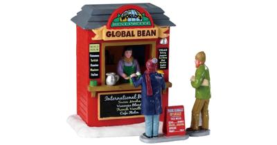 Kerstfiguur Global bean coffee kiosk LEMAX - Lemax