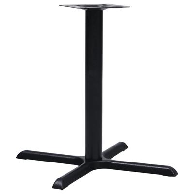 Bistrotafelpoot 76x76x72 cm gietijzer zwart