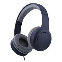 T'nB - Bedrade Supra-auditieve hoofdtelefoon, Foam Pads, Hoofdband Liner voor optimaal comfort, USB-C-kabel, ingebouwde bedieningselementen, microfoon - blauw - thumbnail