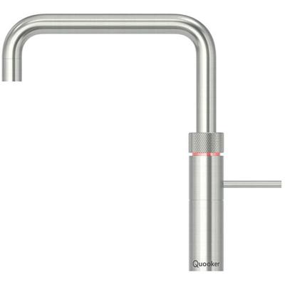 Quooker Fusion Square Keukenkraan - Kokend - Warm & Koud Water - Kindveilige Dubbeldruk - RVS