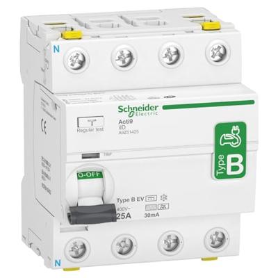Schneider Electric A9Z51425 Aardlekschakelaar Voor laadstation B 25 A 0.03 A