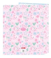 Ringmap BlackFit8 Smile Blauw Roze A4 27 x 33 x 6 cm - thumbnail