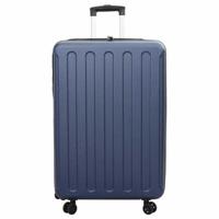 VidaXL Koffer met slot donkerblauw 50 x 30 x 76 cm abs kunststof - thumbnail