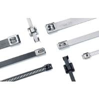 HellermannTyton MBT20SS-SS304-ML Kabelbinder 521 mm 4.60 mm Zilver Met kogelsluiting, UV-gestabiliseerd 1 stuk(s) - thumbnail