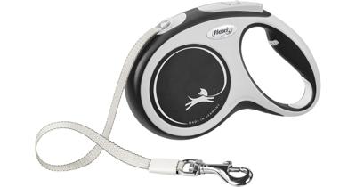 flexi Rollijn New Comfort Tape Leash, zwart, Maat: M 5m flexi Rollijn New Comfort Tape Leash, zwart, Maat: M 5m