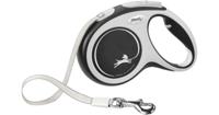 flexi Rollijn New Comfort Tape Leash, zwart, Maat: M 5m - thumbnail