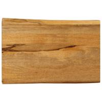 Tafelblad met natuurlijke rand 60x40x2,5 cm massief mangohout - thumbnail