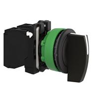 Schneider Electric XB5FJ33 XB5FJ33 Keuzeschakelaar Knevel Zwart 1 stuk(s) - thumbnail