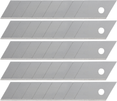 Wolfcraft afbreekmessen | in box | 18mm | 5 stuks - 4181000