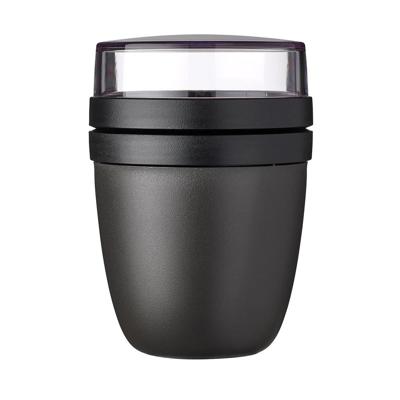 Mepal Lunchpot ellipse - nordic black - 500 ml + 200 ml