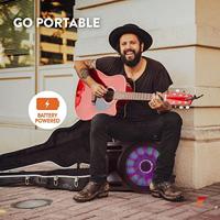 Fenton FT15LED draagbare, actieve 800W PA-speaker - thumbnail