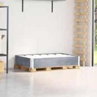 VidaXL Palletopzetrand 120x80 cm massief grenenhout grijs - thumbnail