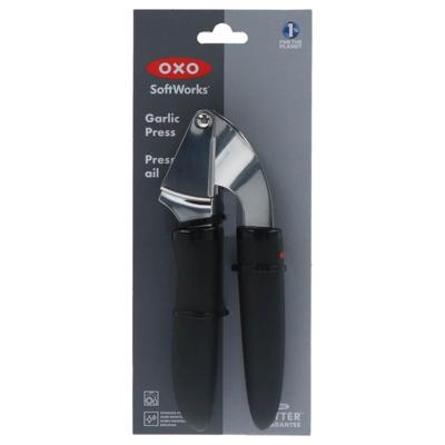 OXO SoftWorks Knoflookpers RVS/Zwart OXO SoftWorks Knoflookpers RVS/Zwart