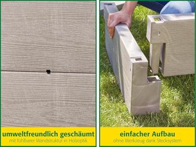 Juwel 20474 Hoogbeet Timber complete set, houten optiek 1 stuk(s)