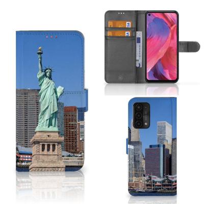 OPPO A54 5G | A74 5G | A93 5G | Flip Cover | Vrijheidsbeeld OPPO A54 5G | A74 5G | A93 5G | Flip Cover | Vrijheidsbeeld