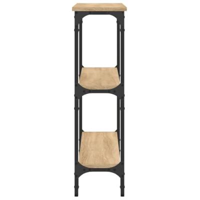 Wandtafel 100x22,5x75 cm bewerkt hout sonoma eikenkleurig Wandtafel 100x22,5x75 cm bewerkt hout sonoma eikenkleurig