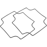 Hammond Electronics 1557DGASKET Silicone Zwart 1 stuk(s) - thumbnail