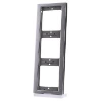 Berker K5 afdekraam 3-voudig edelstaal - thumbnail