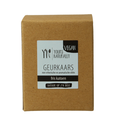 Yours Naturally Votive geurkaars fris katoen 9cl 1 Stuks