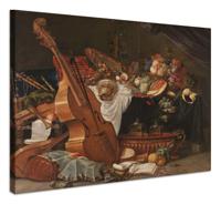 Schilderij - Johann Friedrich Grueber, Stilleven, 1662 - 1681, 100x90cm - thumbnail