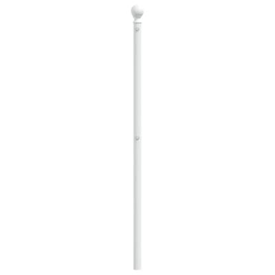 Hoofdbord 160 cm metaal wit